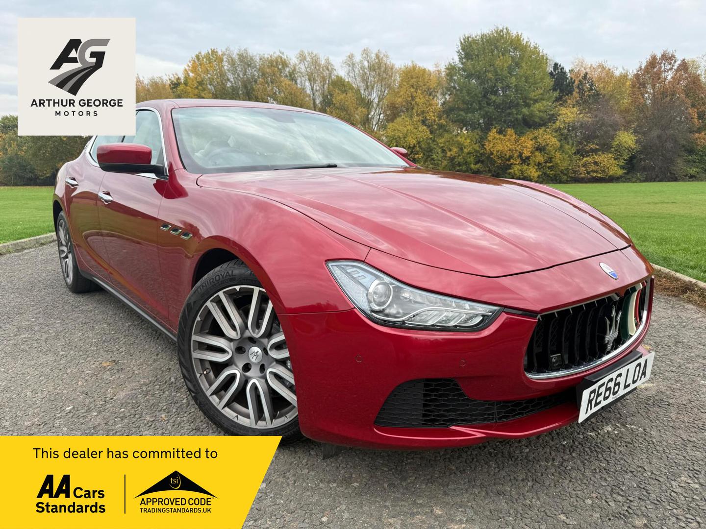 Maserati Ghibli 3.0D V6 Saloon 4dr Diesel ZF Euro 5 (s/s) (275 ps)