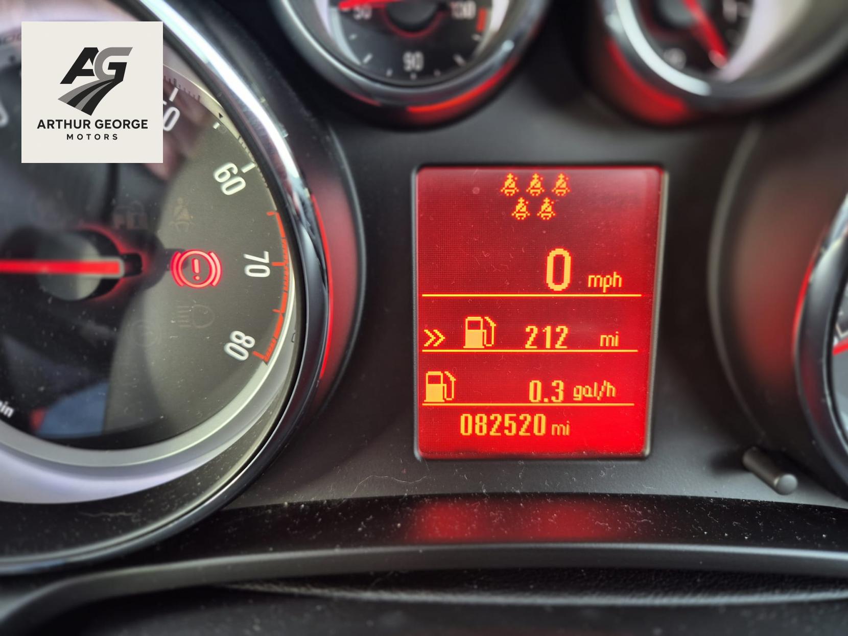 Vauxhall Zafira Tourer 1.4i Turbo SRi MPV 5dr Petrol Manual Euro 6 (140 ps)